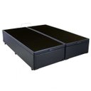 Ver imagem 2 de Sonnoforte - Cama Box Baú King Size 193x203 em Corino Preto com Pistão
