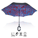 Ver imagem 5 de Guarda Chuva Invertido Floral Lilás Mor