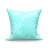 Almofadas Decorativas Para Sala Medalhão Azul Tiffany/Pink Composê 45cm x 45cm Com Refil 6 Unidades - 6