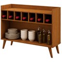 Ver imagem 2 de Aparador Buffet com Adega Napoli New Cinamomo - Leifer