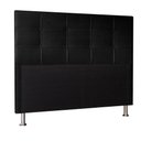 Ver imagem 2 de Cabeceira Casal 1,40m Roma Suede - Pallazio - Preto