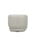 Ver imagem 7 de Kit 2 Poltronas Decorativas Verona Sala de Estar Base Giratória em Aço Couro Off White G88 - Gran Be