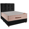Cama Box + Colchão Casal Ortobom Molas Ensacadas Airtech + Cabeceira Estofada - 1