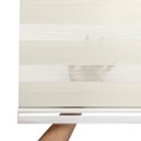 Ver imagem 4 de Persiana Rolo Zebra Bando 1,80 X 2,20 Bege Double Vision