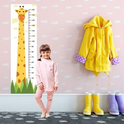 Adesivo Régua de Altura Crescimento Infantil Girafa - 3