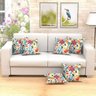 Kit Almofadas Decorativas para Sala Coloridas Floral 6 Unidades 45cm x 45cm - 1