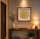 Ver imagem 1 de Quadro Decorativo Iluminado Religioso 45x45 Oração Pai do Nosso LED Vidro