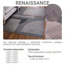 Ver imagem 5 de Tapete para Sala / Quarto Renaissance Genova Grafite 52 200 X 300 Cm - J Serrano