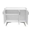 Ver imagem 3 de Aparador Buffet Retrô 3 Portas Classic Off White - Móvebrinque