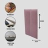 Cabeceira de Cama Adesiva Modular Cama Solteiro Quarto Cor Rose Gold - 3
