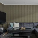 Ver imagem 7 de Placa Adesiva Flexível para Parede Painel Ripado Carvalho Fumê 58x300cm