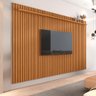Conjunto Painel Ripado e Rack Pompéia Nature Off White - 5