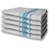 10 Panos de Prato Atoalhado Felpudo Premium 5 Azul 5 Marrom - 2