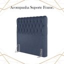 Ver imagem 5 de Cabeceira Solteiro 88 cm Vegas Veludo Azul Soon