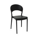 Ver imagem 2 de Kit 6 Cadeiras Sissi Encosto Fechado Preta Tramontina 92046/409