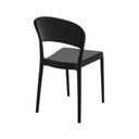 Ver imagem 5 de Kit 6 Cadeiras Sissi Encosto Fechado Preta Tramontina 92046/409