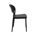 Ver imagem 4 de Kit 6 Cadeiras Sissi Encosto Fechado Preta Tramontina 92046/409