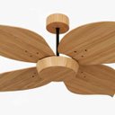 Ver imagem 2 de Ventilador de Teto Natuvent Flower no Light 4 Pás Madeira Freijó