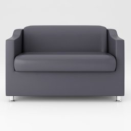 Namoradeira Bia Sofá Confortável – Balaqui Decor Cor:Cinza - 3