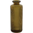 Ver imagem 1 de Vaso Garrafa Decorativo de Vidro Marrom 13x5x5cm Enfeite Sala Mesa Estante