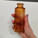 Ver imagem 7 de Vaso Garrafa Decorativo de Vidro Marrom 13x5x5cm Enfeite Sala Mesa Estante