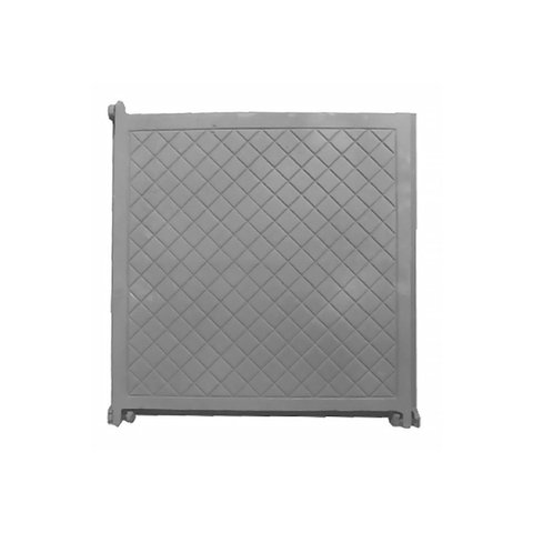 Tampa Tampão Chão Articulado Ferro Cadeado Cisterna 30x30cm