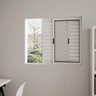 Janela de Alumínio Veneziana 100x120cm 3 Folhas com Vidro Liso Integral Tecno Astra  - 3