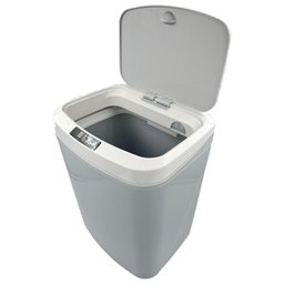 Lixeira Cozinha Banheiro Escritório Automática Sensor 15l - 1