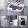 Lixeira Cozinha Banheiro Escritório Automática Sensor 15l - 4