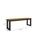 Ver imagem 4 de Conjunto 160x90cm Tampo em Mdf com 2 Bancos Imperatriz