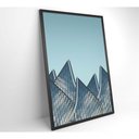 Ver imagem 4 de Quadro Arquitetura Pétalas 40x60 Cm Vidro Impresso