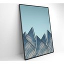 Ver imagem 3 de Quadro Arquitetura Pétalas 40x60 Cm Vidro Impresso