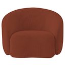 Ver imagem 7 de Kit Divã Recamier Orgânico Marrocos 160cm Lado Esquerdo e 2 Poltronas Amore Bouclé Terracota
