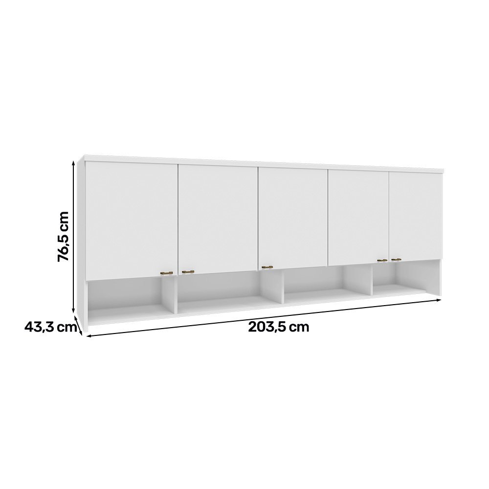 Modulo Aereo 5 Portas Setiba Rimo Branco - 5