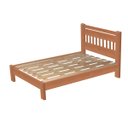 Ver imagem 6 de Cama Casal Antares Madeira Maciça Angelim Pedra/tauari Mel