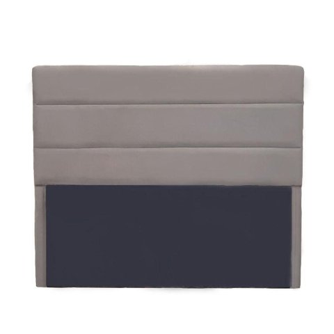 Cabeceira Leila 1,40 Suede Cinza - Dominic Decor