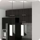 Ver imagem 1 de 2 Pendentes Industrial Inox Quadrado Moderno Luminária Elg