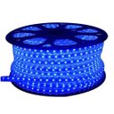 Ver imagem 1 de Mangueira Fita Led Azul 100 Metros Achatada Efeito Natal 220v Ip66 Externa + 4 Conectores
