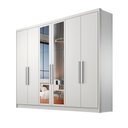 Ver imagem 3 de Guarda Roupa Marselha 6 Portas 6 Gavetas Com Espelho Clic Móveis