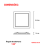 Painel Led de Embutir Blumenau Quadrado 18W Bivolt 6500K - 4