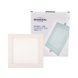 Painel Led de Embutir Blumenau Quadrado 18W Bivolt 6500K - 1