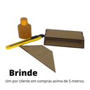Ver imagem 3 de Roda Meio Boiserie Moldura Eva Autocolante 7cm 10 metros