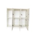 Ver imagem 3 de Armário 6 Nichos Guarda Volume Mdf Academia Armario Escaninhho Locker Escritorio Escola Comercio Loj