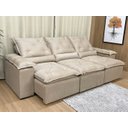 Ver imagem 3 de Sofá 4 e 5 Lugares 3,20m Retrátil e Reclinável Alpoim Estofados Athenas:bege