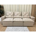 Ver imagem 5 de Sofá 4 e 5 Lugares 3,20m Retrátil e Reclinável Alpoim Estofados Athenas:bege