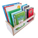 Ver imagem 6 de Kit 4 Prateleiras Estante Porta Livros Objetos Branca 45cm