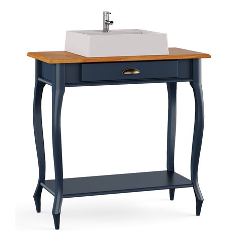 Mini Lavabo Luiz Xv 0,80m com Cuba - 3062