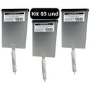 Ver imagem 2 de Kit 03 Und Reservatório Saboneteira 800ml Sabonete ou Álcool Gel Nobre