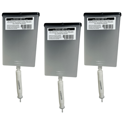 Kit 03 Und Reservatório Saboneteira 800ml Sabonete ou Álcool Gel Nobre