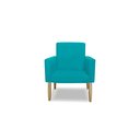 Ver imagem 7 de POLTRONA NINA DECORATIVA SALA E ESCRITORIO:azul turquesa
